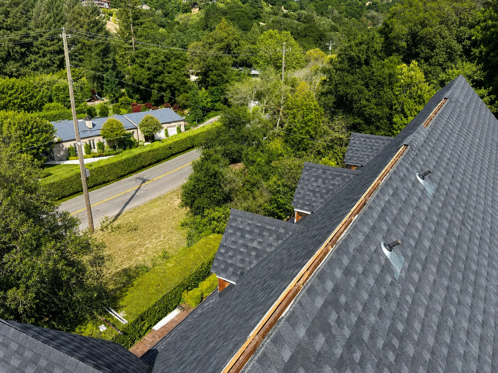 Shingle Roof Overlook Valley